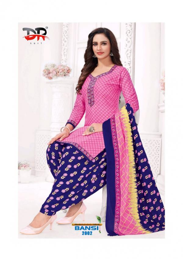 Dr. Bansi Vol-2 Cotton Designer Exclusive Patiyala Dress Material